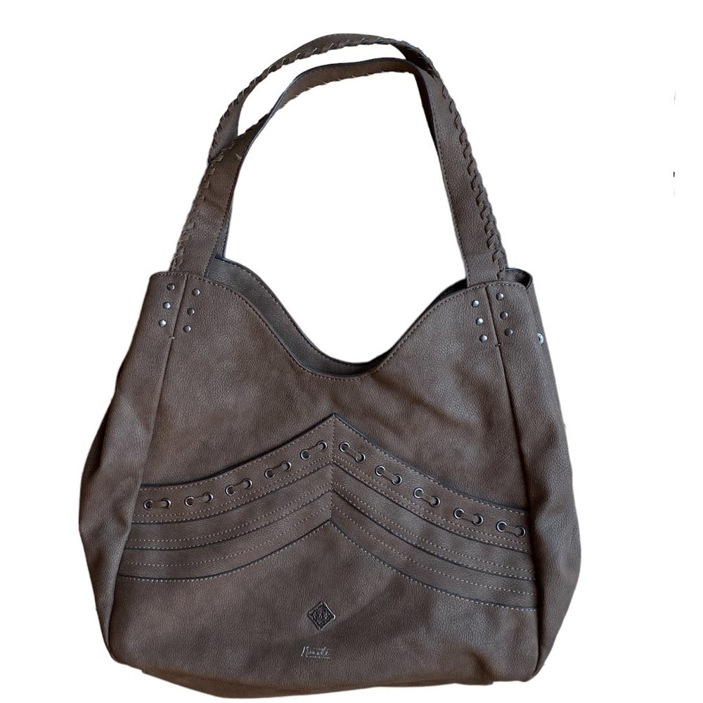 Nanette Leopore Faux Leather Purse Western Cowgirl Maxi Shoulder Bag Yellowstone